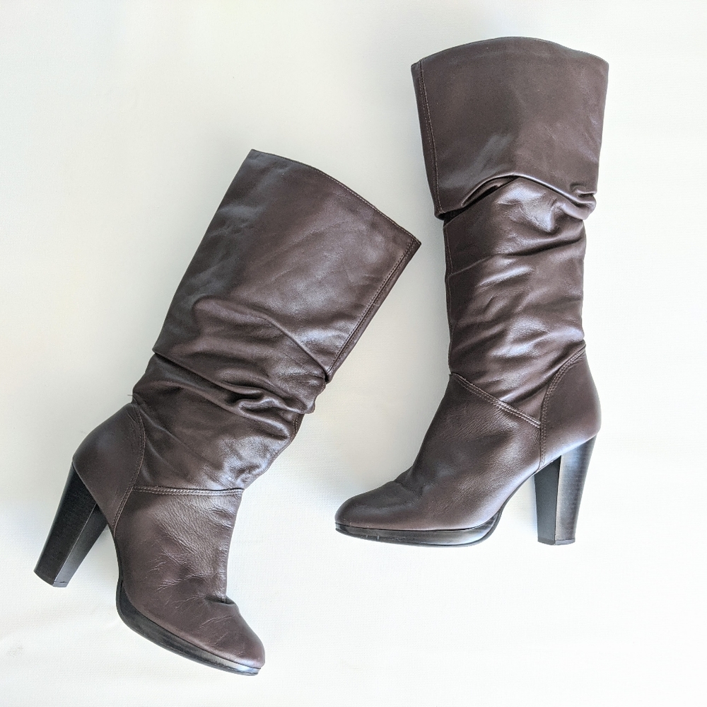 Cathy Jean Brown Brazilian leather Slouch …